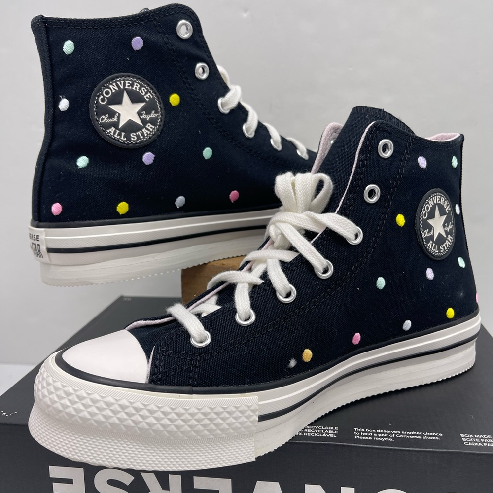 Converse WMNS Multi Polka Dot High-Tops
CTAS EVA LIFT HI
BLACK/VINTAGE Sneakers - Picture 9 of 16